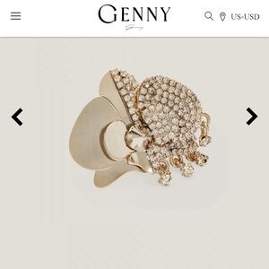 Genny - Small Moonlight Orchid Ring